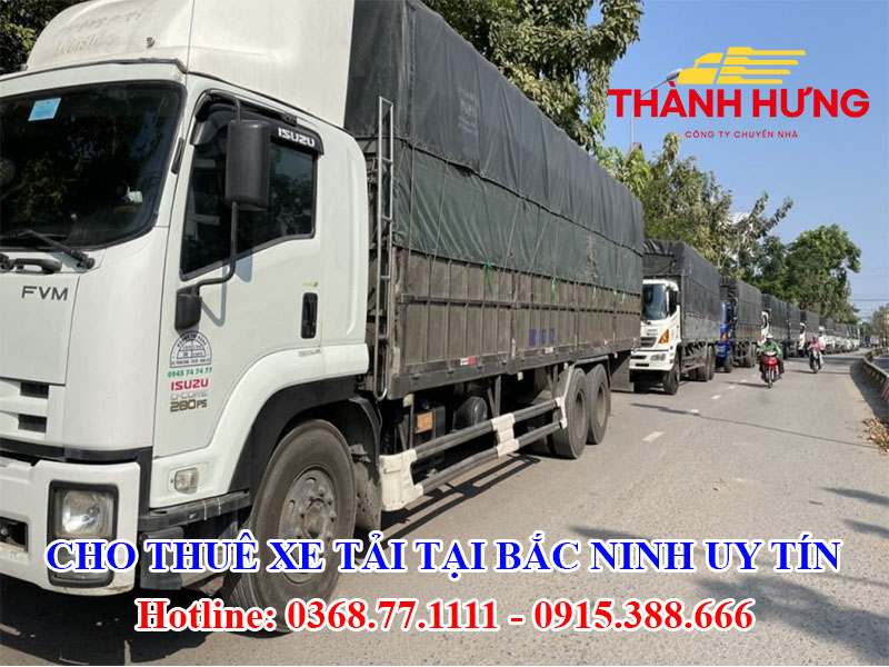 Cho Thuê Xe Tải Tại Bắc Ninh Uy Tín
