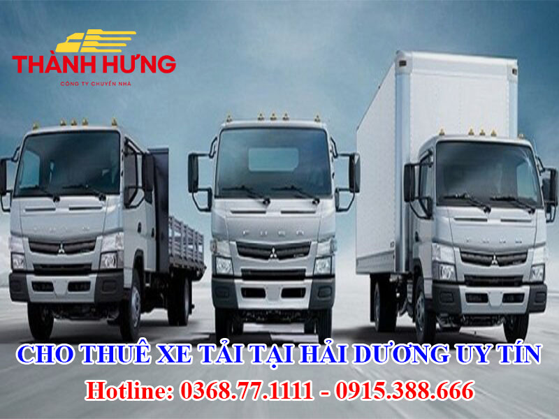 Cho Thuê Xe Tải Tại Hải Dương Uy Tín