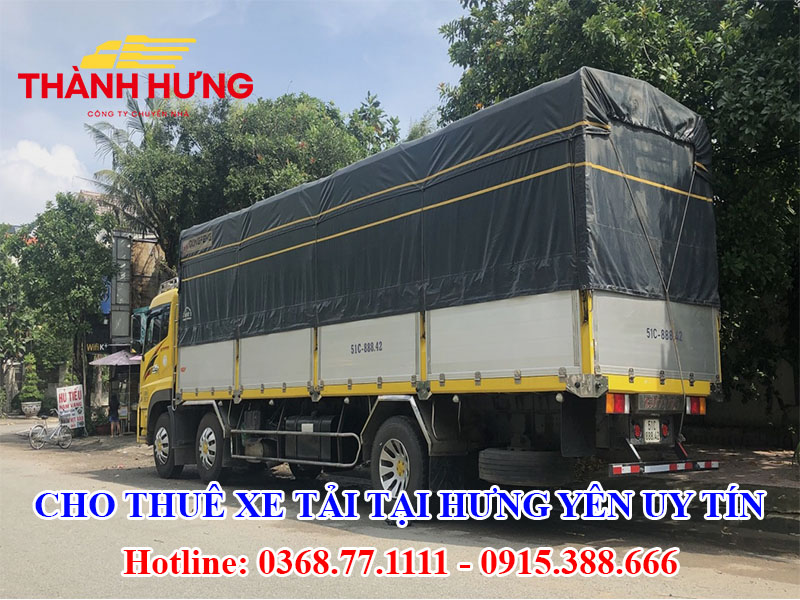 Cho Thuê Xe Tải Tại Hưng Yên Uy Tín