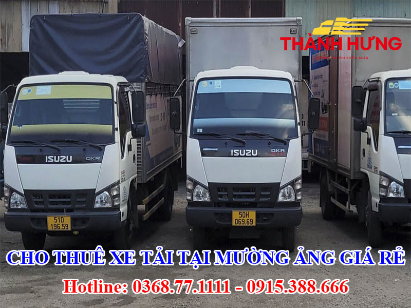 Cho Thuê Xe Tải Tại Mường Ảng Giá Rẻ