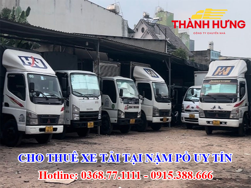 Cho Thuê Xe Tải Tại Nậm Pồ Uy Tín