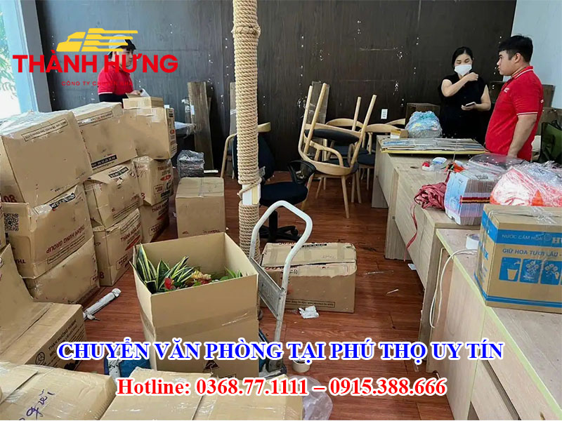 Chuyển Văn Phòng Tại Phú Thọ Uy Tín