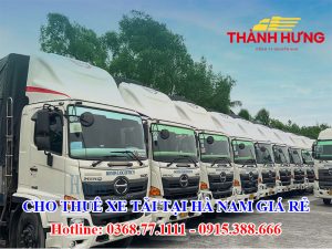 Cho Thuê Xe Tải Tại Hà Nam Giá Rẻ