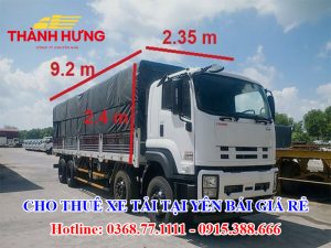 Cho Thuê Xe Tải Tại Yên Bái Giá Rẻ